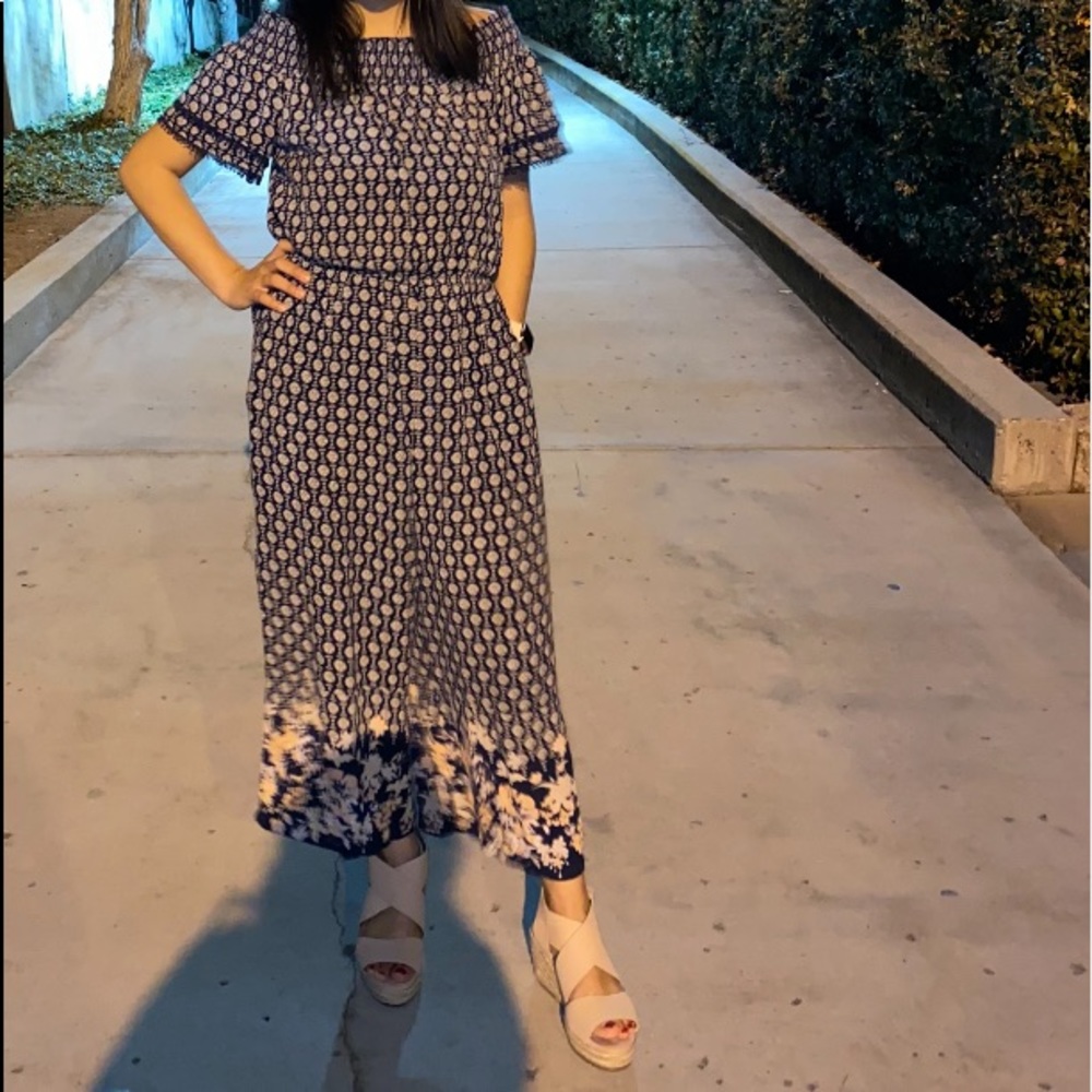 Floral jumpsuit romper